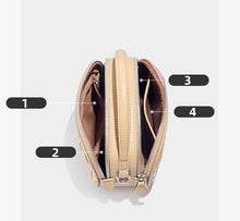 Load image into Gallery viewer, Small Woven Mini Top Handle Messenger Bag
