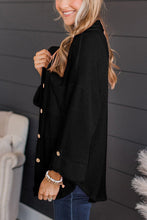 Load image into Gallery viewer, Simle Pockets Textured Roll Tab Sleeve Shirt Jacket
