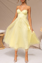 Load image into Gallery viewer, Sweet Elegant Sweatheart Princess Midi Dress

