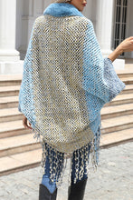 Load image into Gallery viewer, Tassel Contrast Weave Cardigan Outerwear
