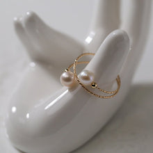 Load image into Gallery viewer, Freshwater Pearl Double Layer Wrapped Ring - floysun
