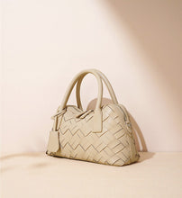 Load image into Gallery viewer, Simple Handmade Woven Handbag Leather Bag
