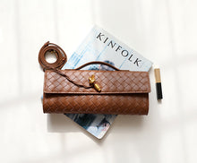 Load image into Gallery viewer, Woven Mini Clutch Evening Bag Handbag Shoulder Crossbody Bag
