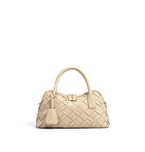 Load image into Gallery viewer, Simple Handmade Woven Handbag Leather Bag
