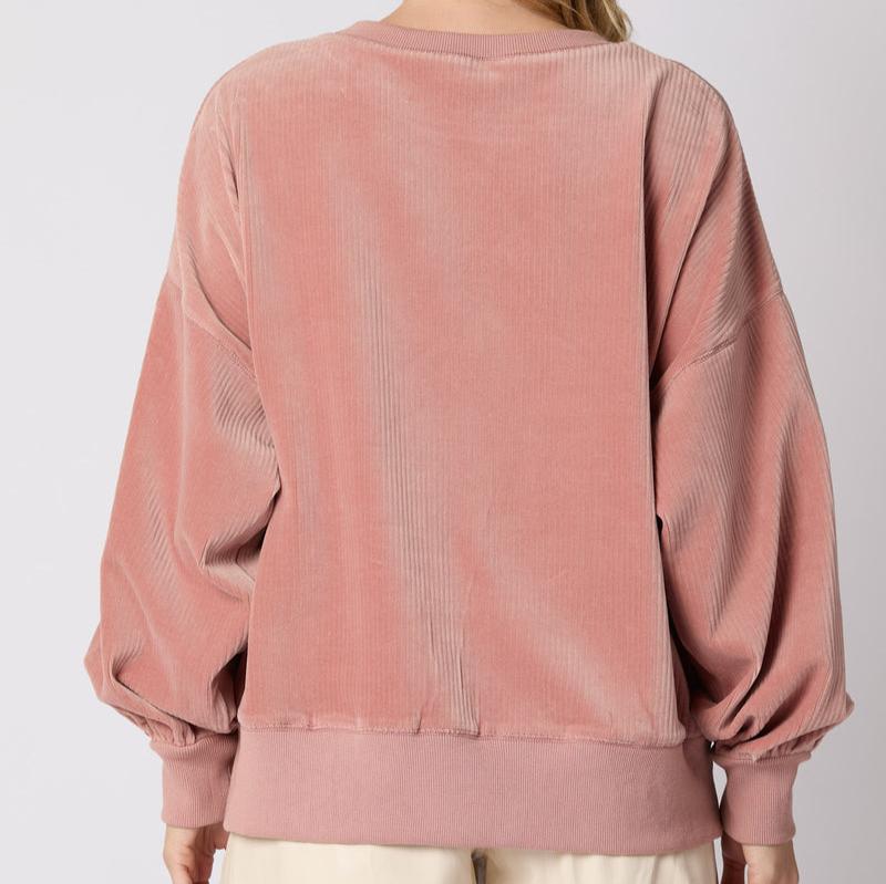 Christmas Pumpkin Cake Sequined Round Neck Loose Sweatshirt