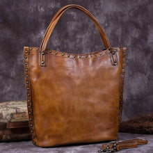 Load image into Gallery viewer, Vintage Handmade Handbag Purse Satchel Shoulder Bag

