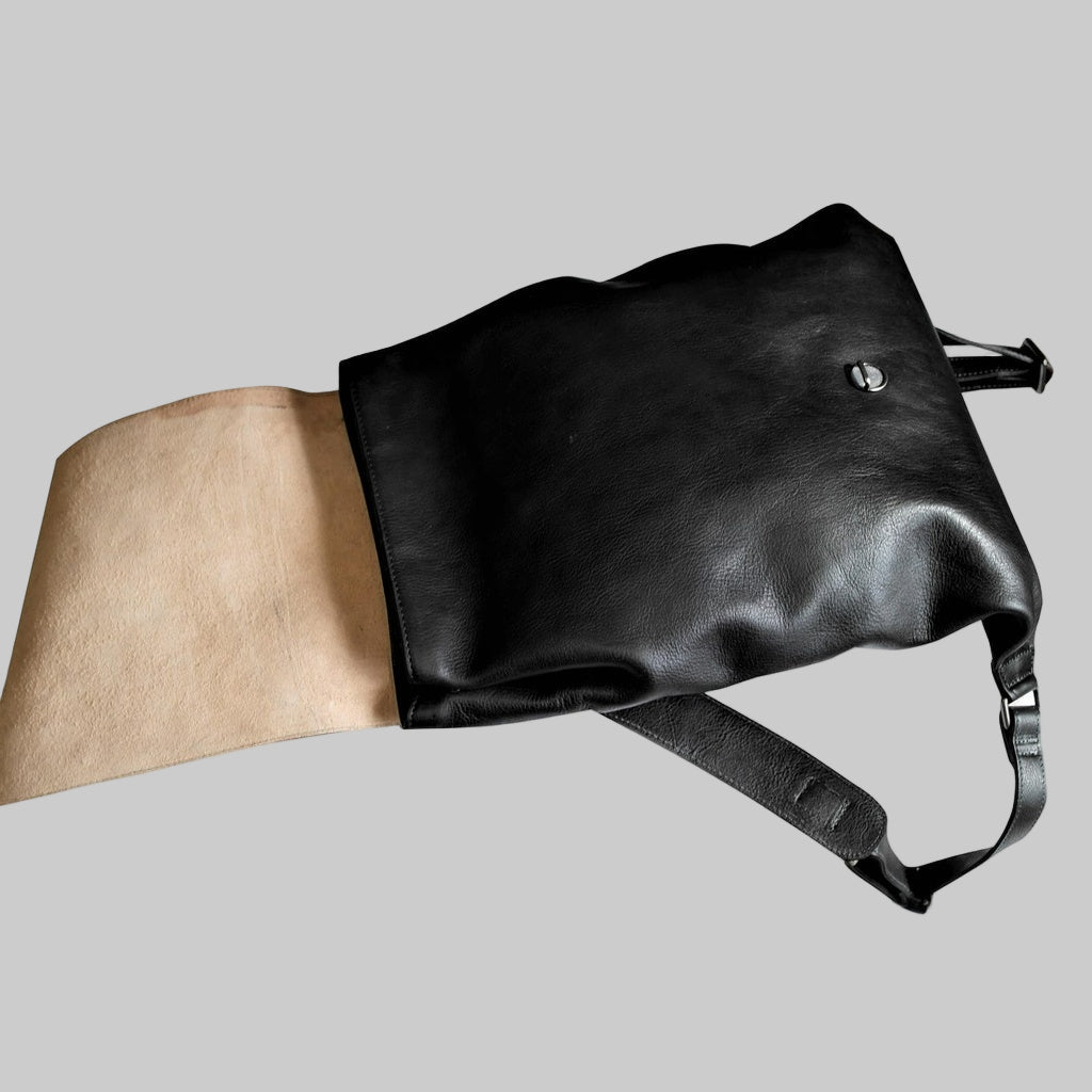 Classic Leather Backpack Women