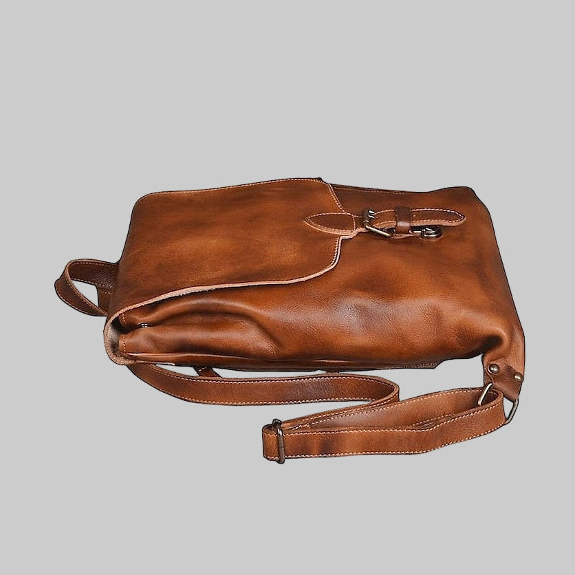 Classic Leather Backpack Women