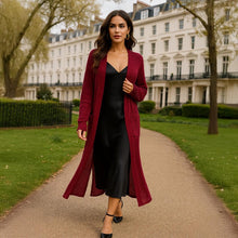 Load image into Gallery viewer, Simple Pockets Lightweight Open Front Knit Cardigan
