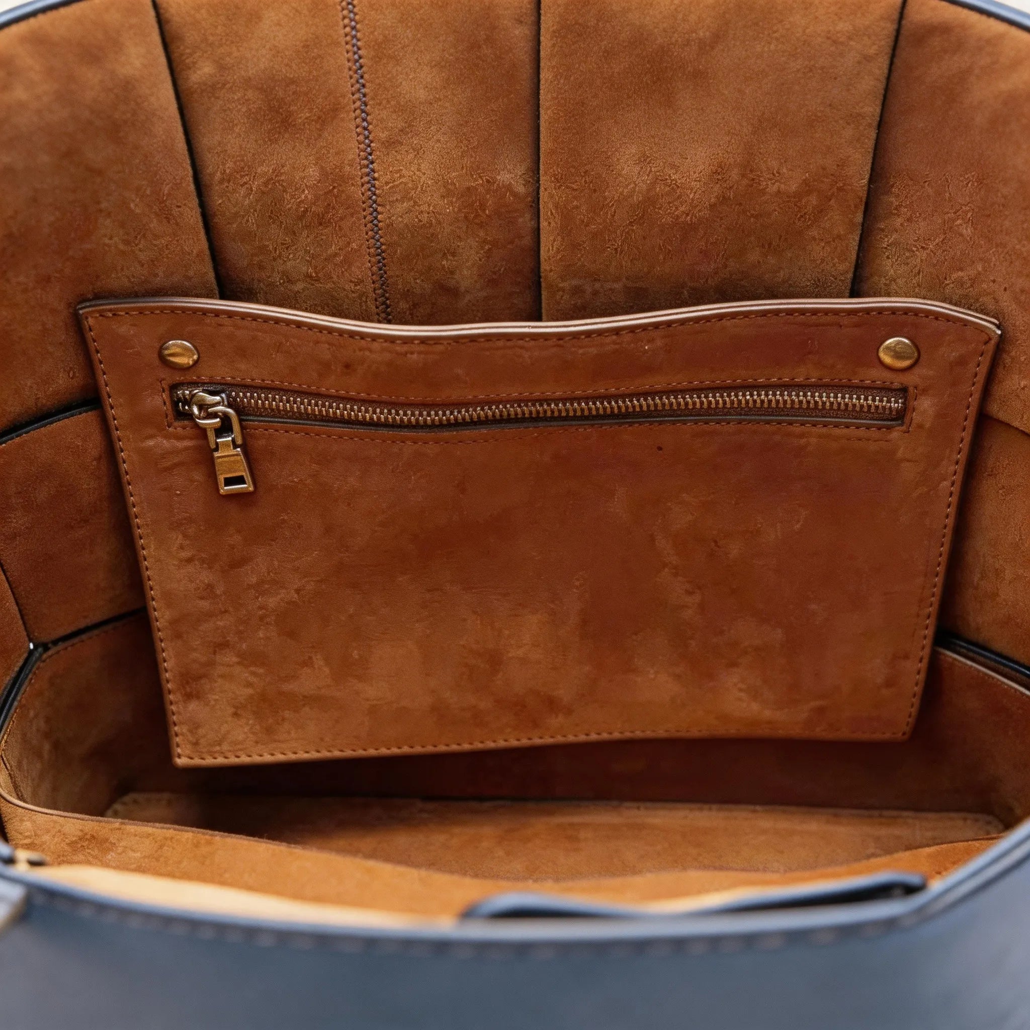 Large Woven Leather Tote Bag