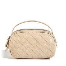 Load image into Gallery viewer, Small Woven Mini Top Handle Messenger Bag
