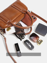 Load image into Gallery viewer, New Vegetable Tanned Mini Handbag Convertible Top Handle Bag Women&#39;s Messenger Bag
