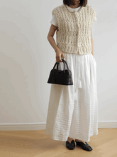 Load image into Gallery viewer, Simple Handmade Woven Handbag Leather Bag

