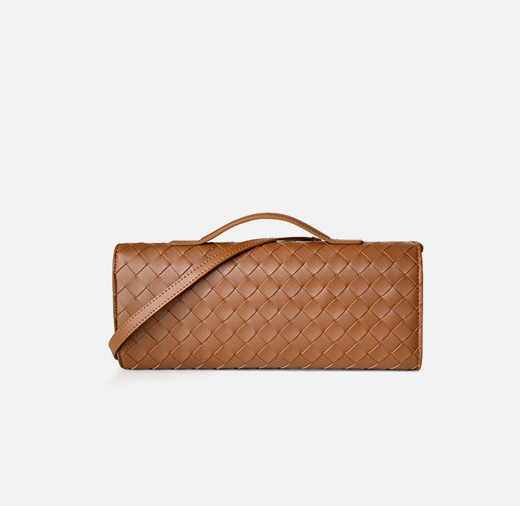 Woven Mini Clutch Evening Bag Handbag Shoulder Crossbody Bag