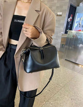 Load image into Gallery viewer, Classic Black Convertible Shoulder Bag

