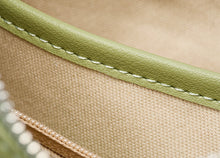 Load image into Gallery viewer, Classic Genuine Leather Bag Woven Crescent Handbag
