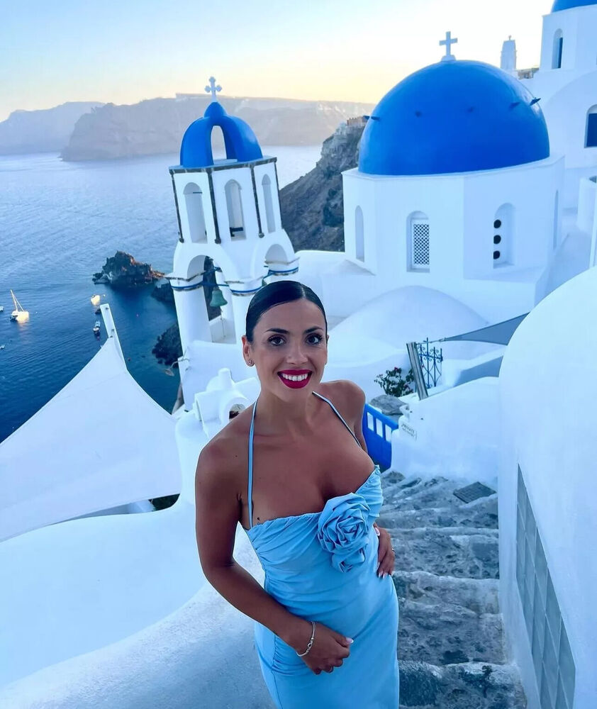 Blue Halter Strapless Flowers Bodycon Midi Dress