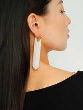 Load image into Gallery viewer, Shining Galaxy Waterfall Long Tassel Silver Earrings - floysun
