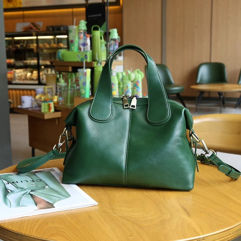 Timeless Full Grain Leather Everyday Carry Bag Handbag