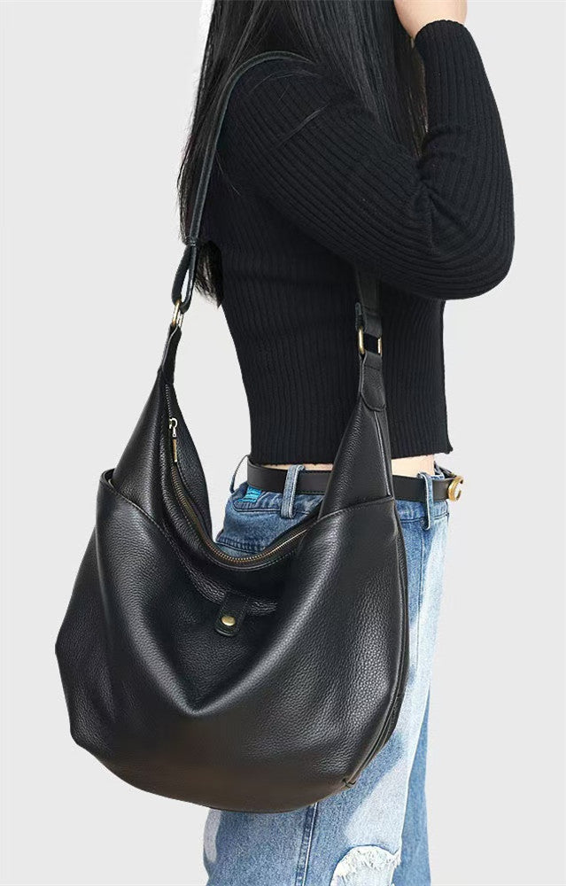 Classic Large Everyday Slouchy Shoulder Crossbody Bag