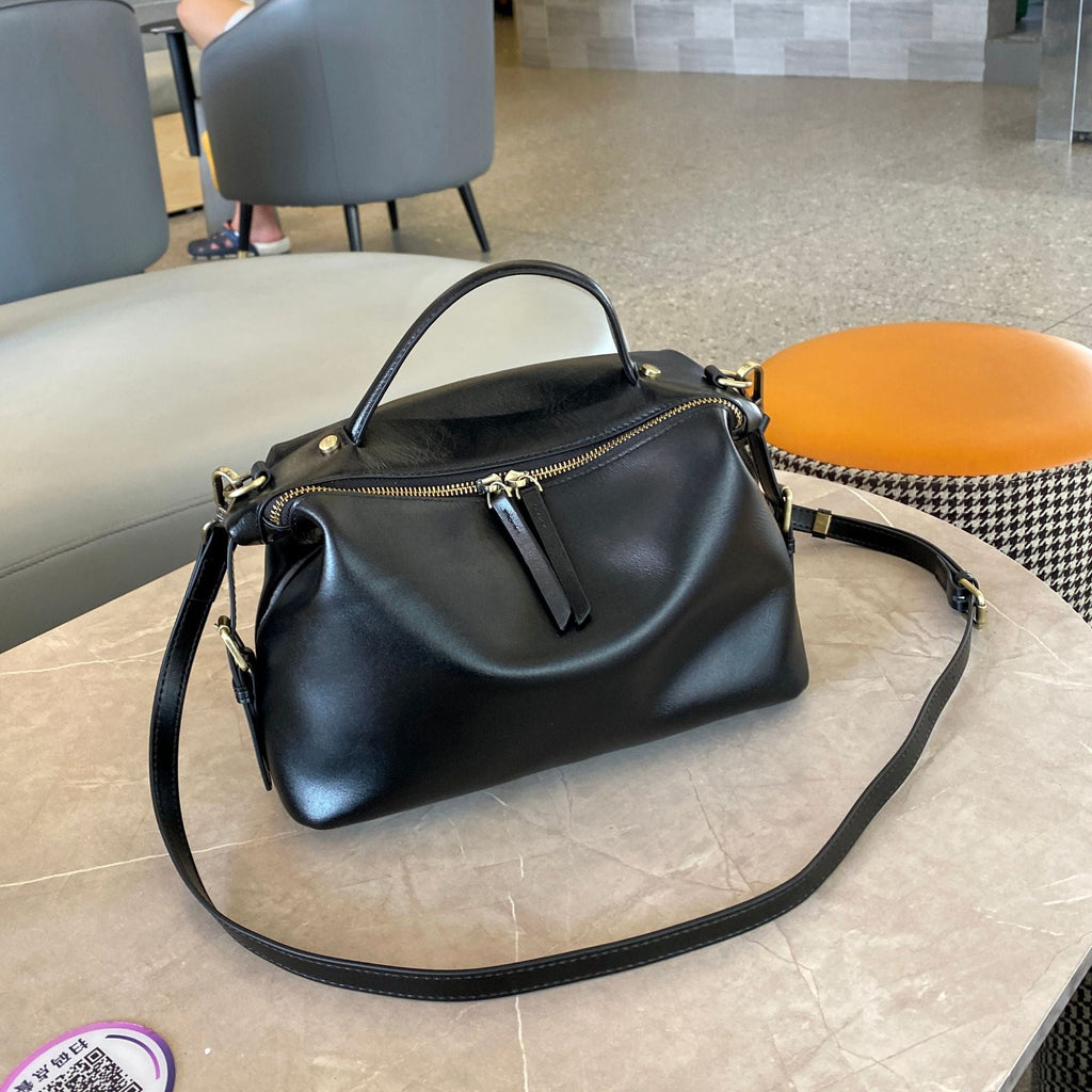Classic Black Convertible Shoulder Bag