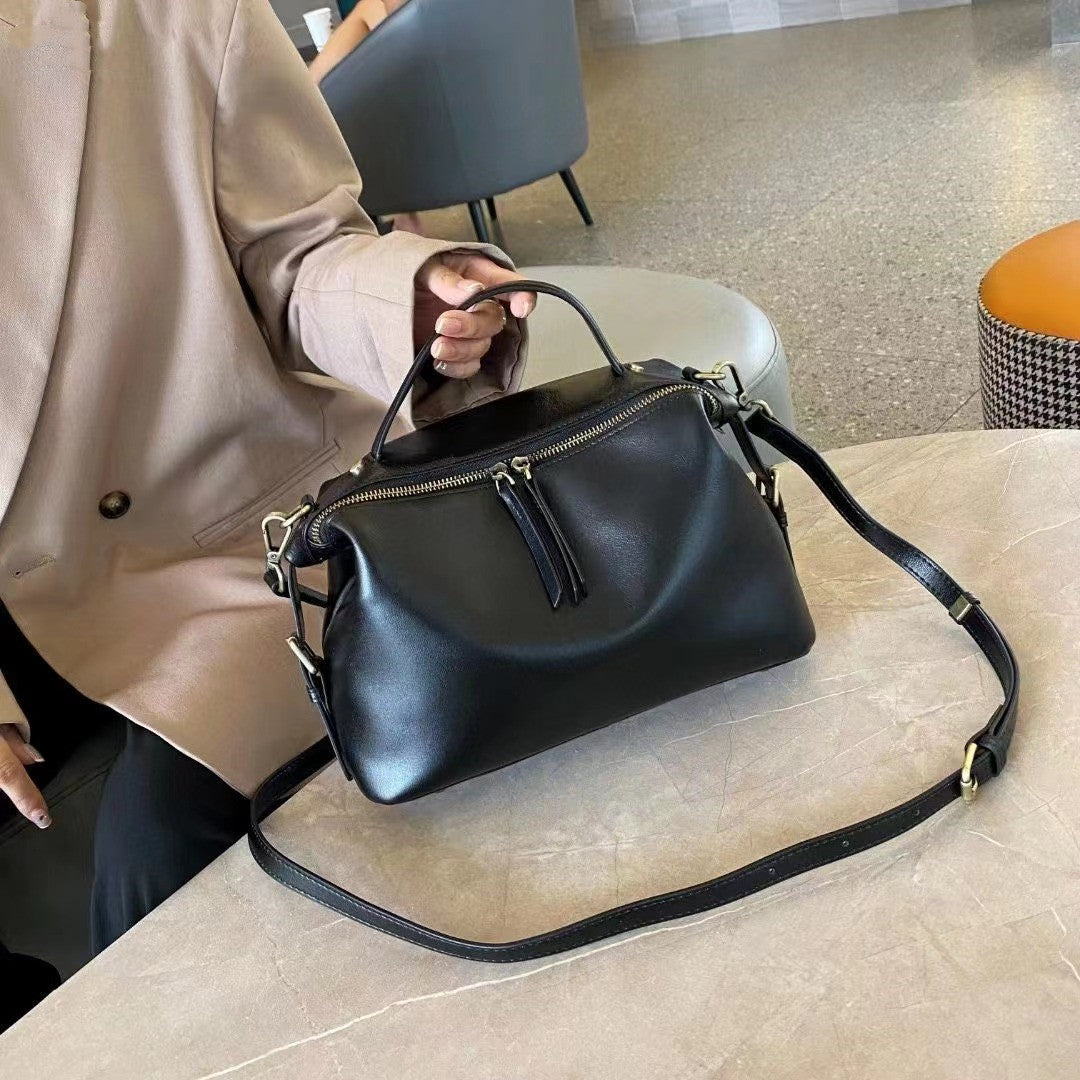 Classic Black Convertible Shoulder Bag