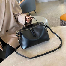 Load image into Gallery viewer, Classic Black Convertible Shoulder Bag
