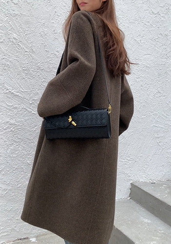 Woven Mini Clutch Evening Bag Handbag Shoulder Crossbody Bag