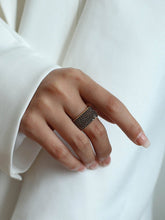 Load image into Gallery viewer, Square Micropaved Zirconia Ring - floysun
