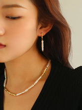 Load image into Gallery viewer, Streamer Toothpick Baroque Pearl Earrings - floysun
