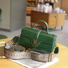 Load image into Gallery viewer, Luxury Retro Structured Flap Leather Mini Satchel Crossbody Bag
