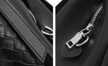 Load image into Gallery viewer, Embossed Basket Bag Woven Handbag with Straps
