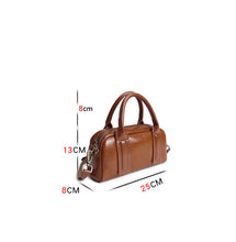 Load image into Gallery viewer, New Vegetable Tanned Mini Handbag Convertible Top Handle Bag Women&#39;s Messenger Bag
