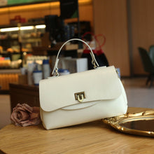 Load image into Gallery viewer, Classic Full Grain Leather Handbag  Flap Top Mini Crossbody Bag
