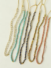 Load image into Gallery viewer, Tribal Totem Colorful Gemstone Braided Adjustable Necklace - Green Garnet - floysun
