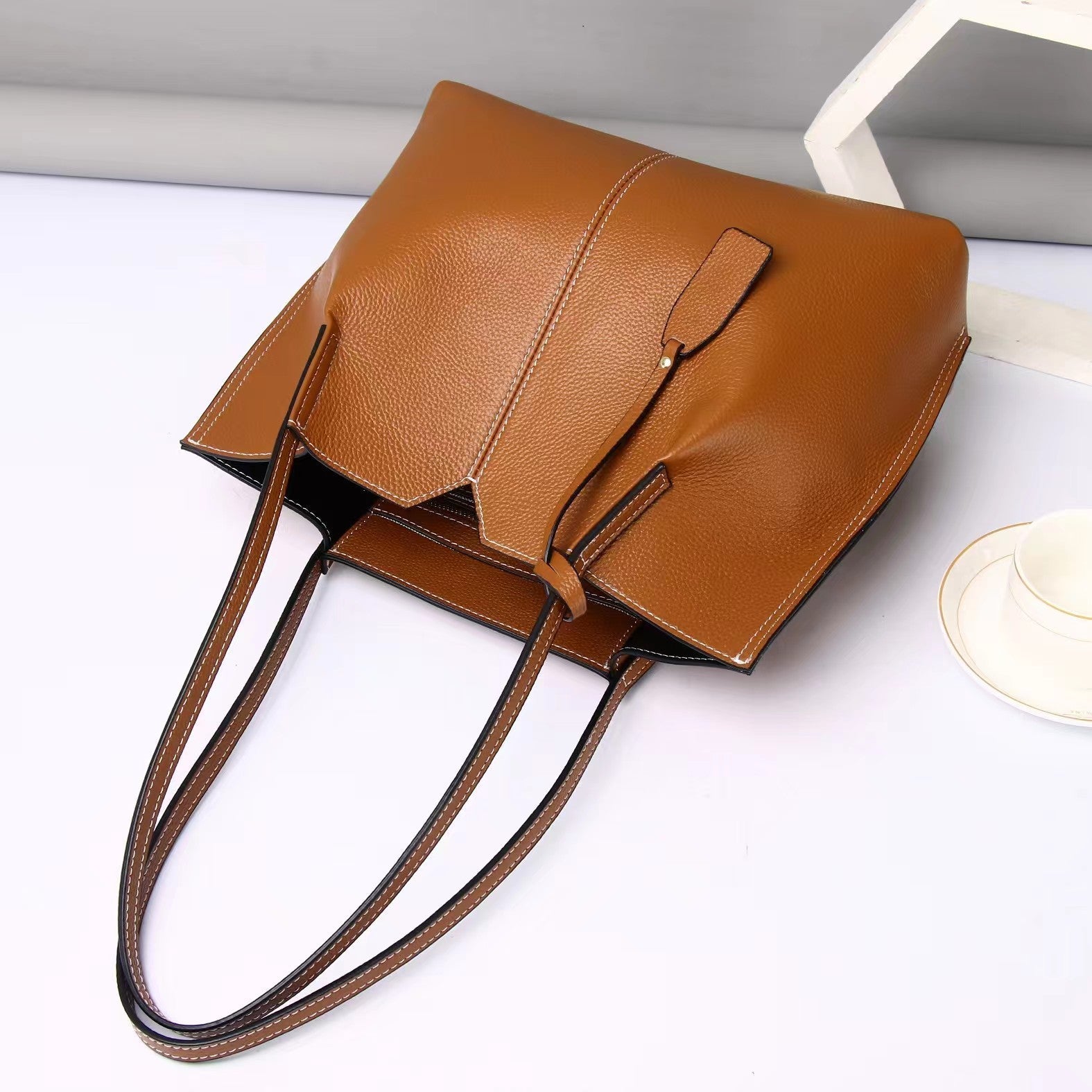 Full Grain Sleek Daily Work Tote