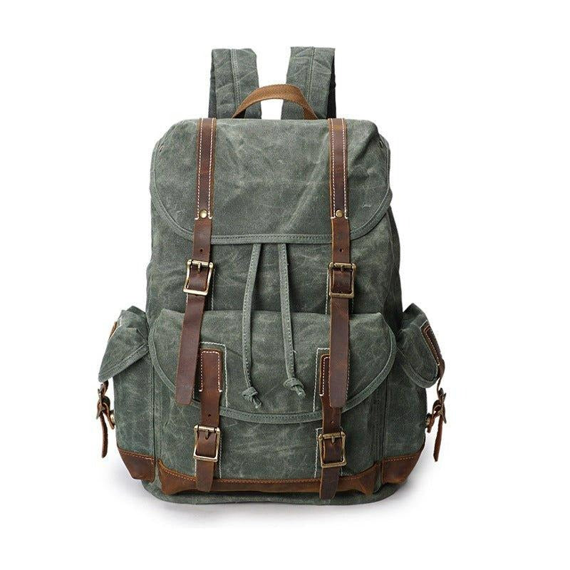 Jamie Waxed Canvas Rucksack