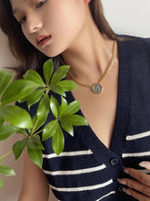 Load image into Gallery viewer, Vintage Roman Lady Luck Coin Pendant Necklace - floysun
