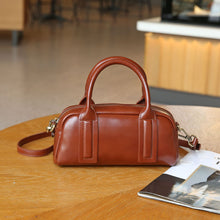 Load image into Gallery viewer, New Vegetable Tanned Mini Handbag Convertible Top Handle Bag Women&#39;s Messenger Bag

