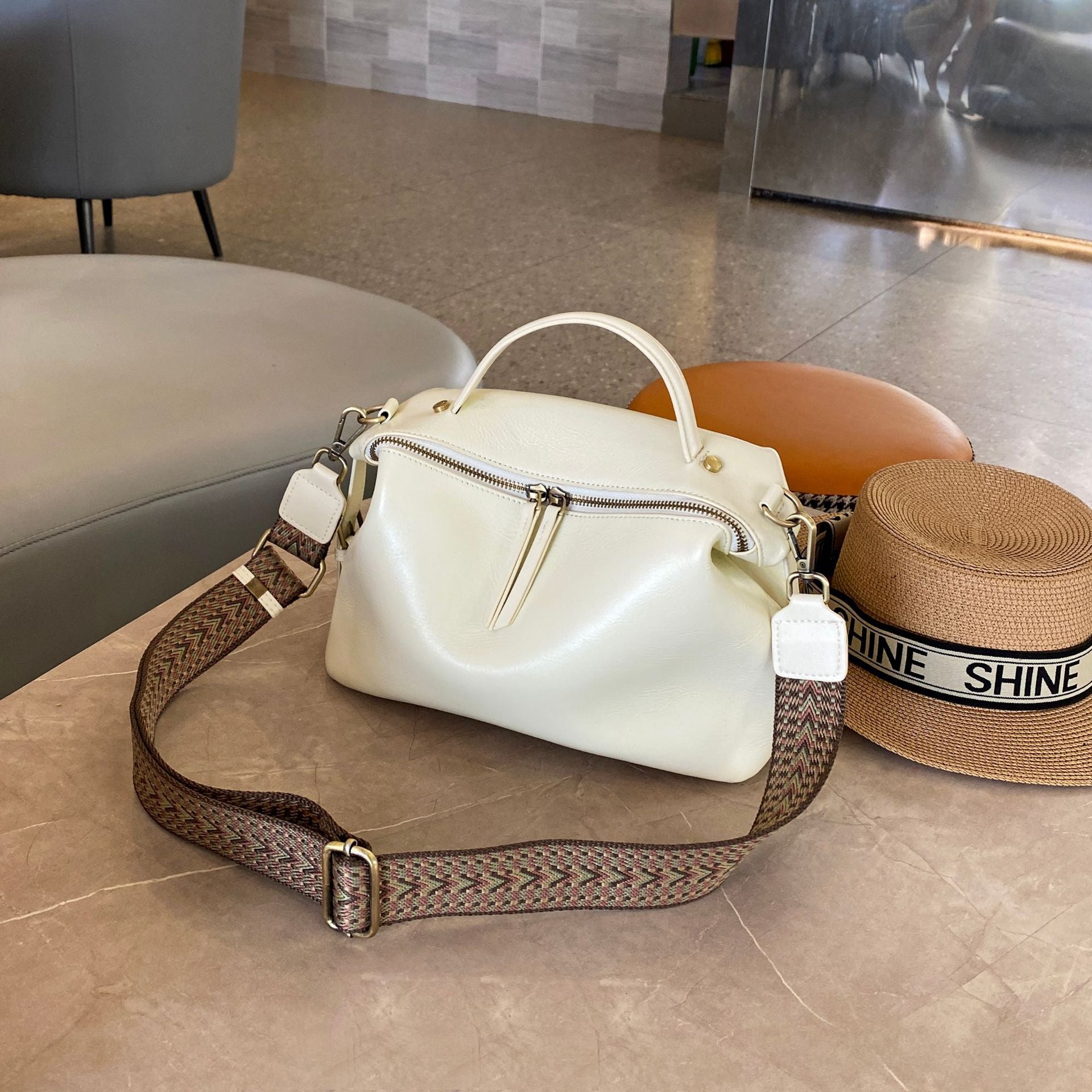 Classic Black Convertible Shoulder Bag