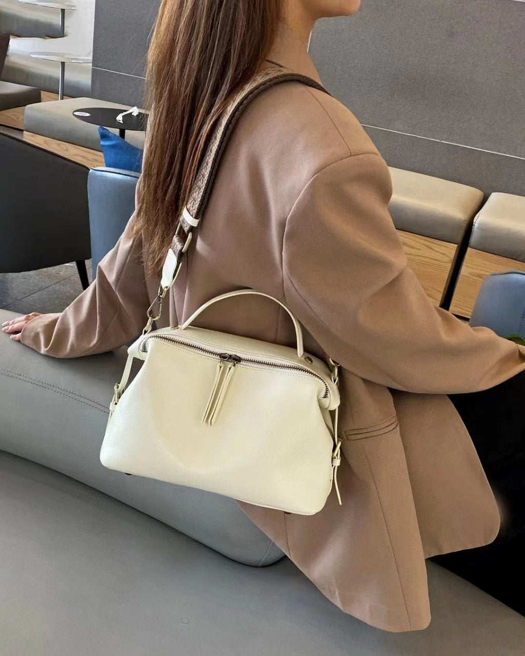 Classic Black Convertible Shoulder Bag