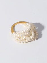 Load image into Gallery viewer, Woven Multi - Layer Freshwater Pearl Ring - floysun
