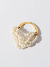 Load image into Gallery viewer, Woven Multi - Layer Freshwater Pearl Ring - floysun
