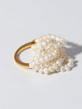 Load image into Gallery viewer, Woven Multi - Layer Freshwater Pearl Ring - floysun

