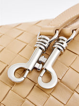 Load image into Gallery viewer, Small Woven Mini Top Handle Messenger Bag
