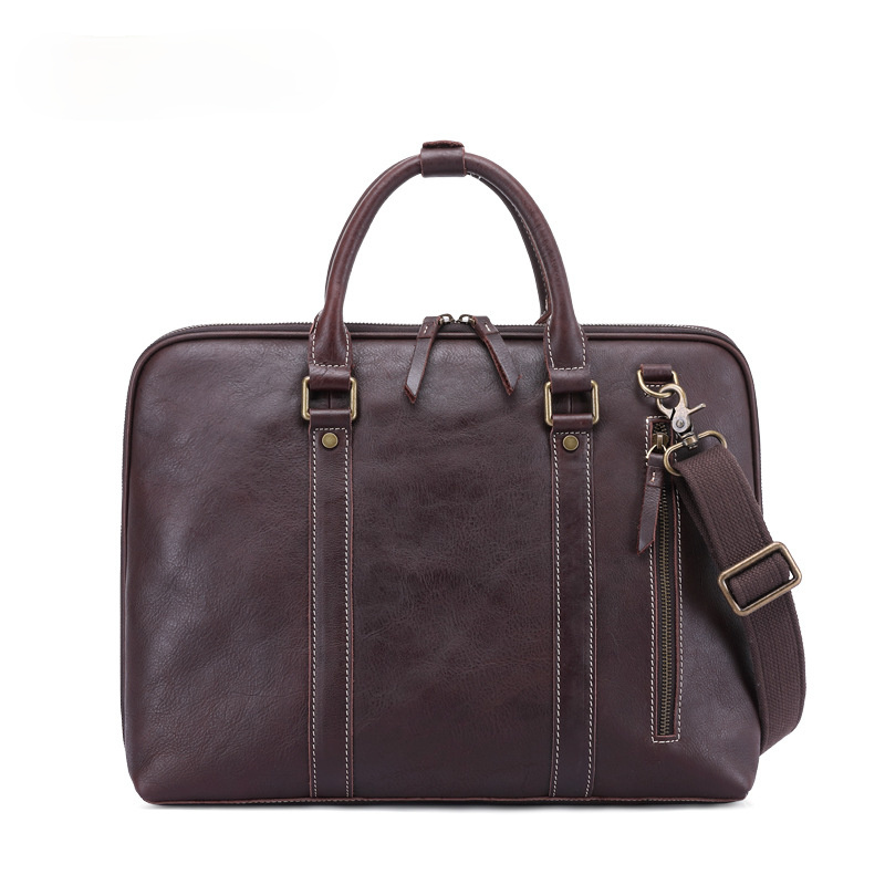 Retro Leather Business Briefcase