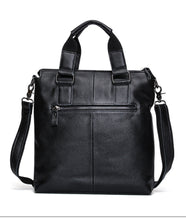 Load image into Gallery viewer, Black New Men Shoulder Leather Business Bag
