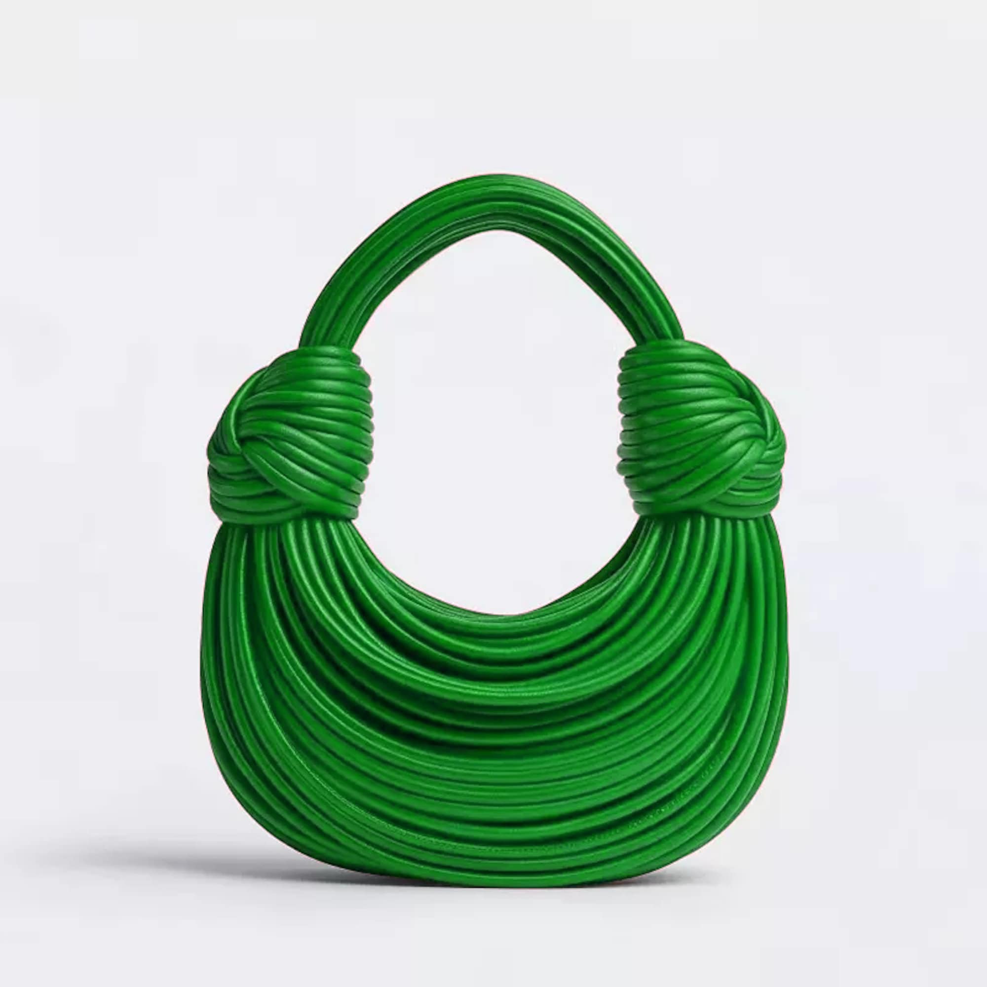 Genuine Leather Double Knot Bag