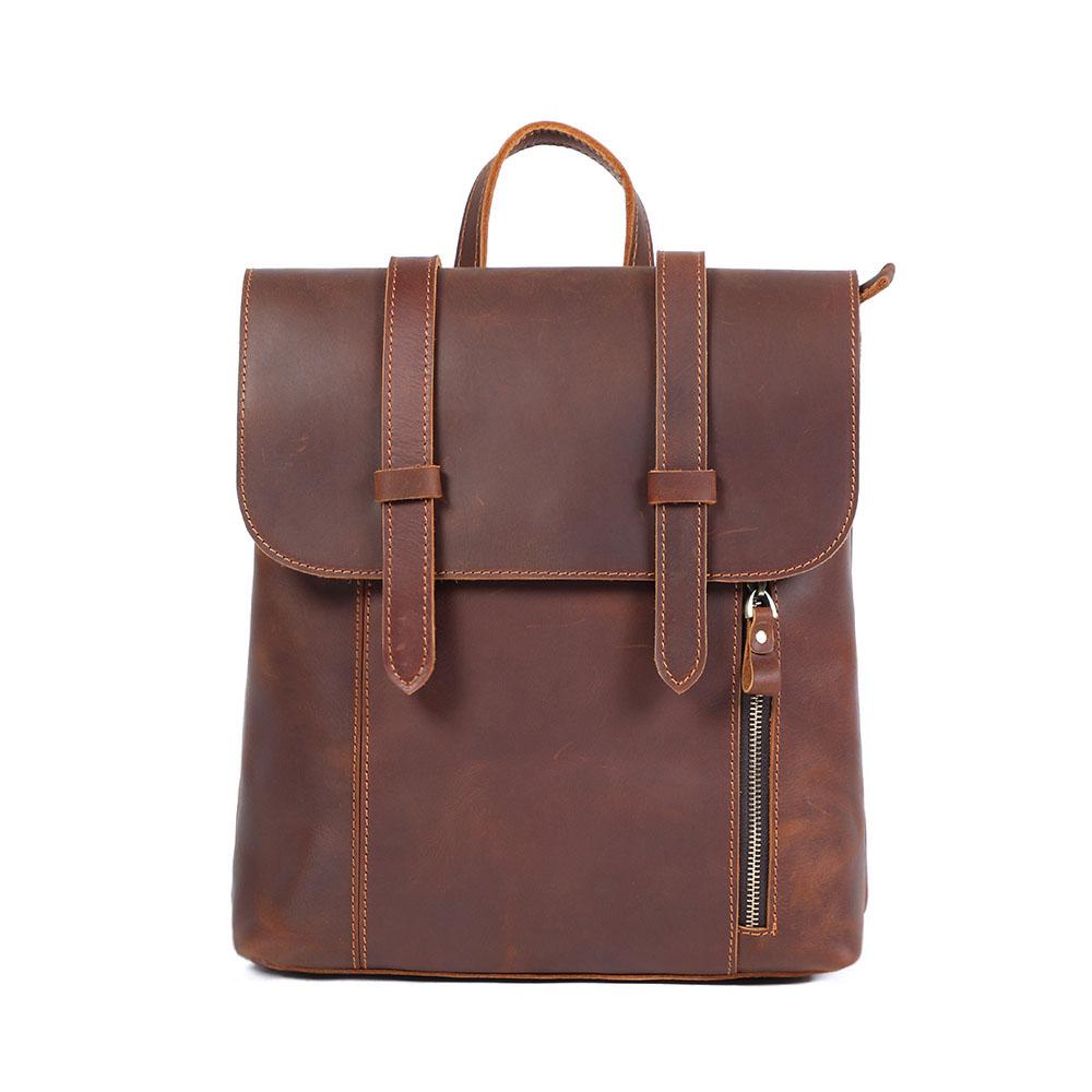 Small Leather School  Backpack