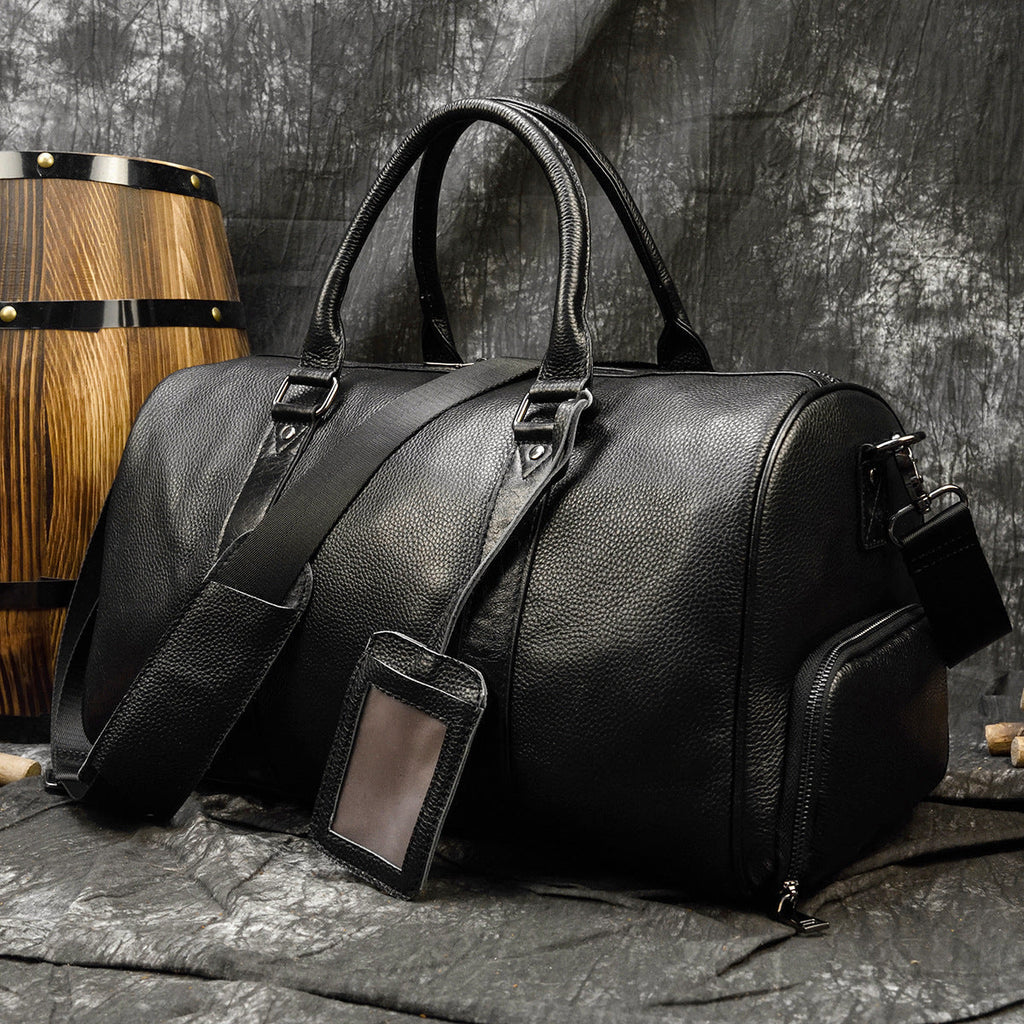 Weekend Travle Leather Bag Large Stroage for Men